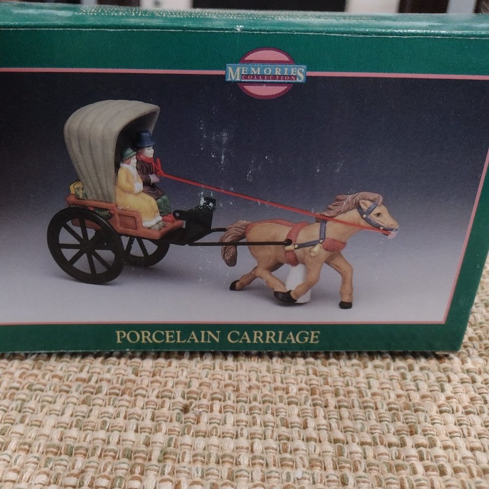 Christmas Village - Porcelain Carriage